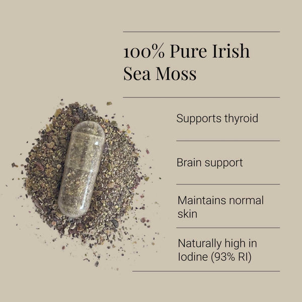 KIKI Health - Organic Irish Sea Moss - 90 Vegicaps