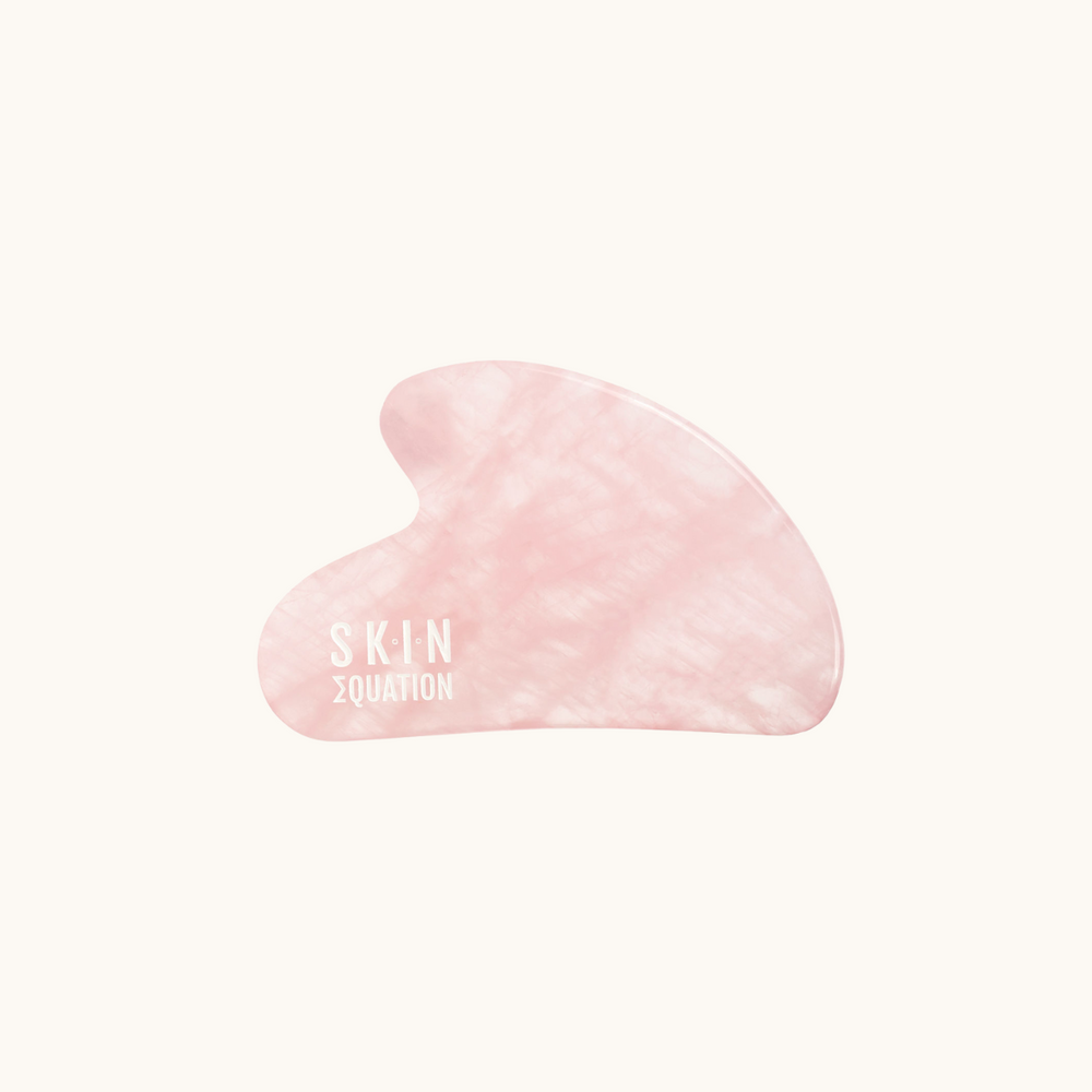 Face Contouring Rose Quartz Gua Sha