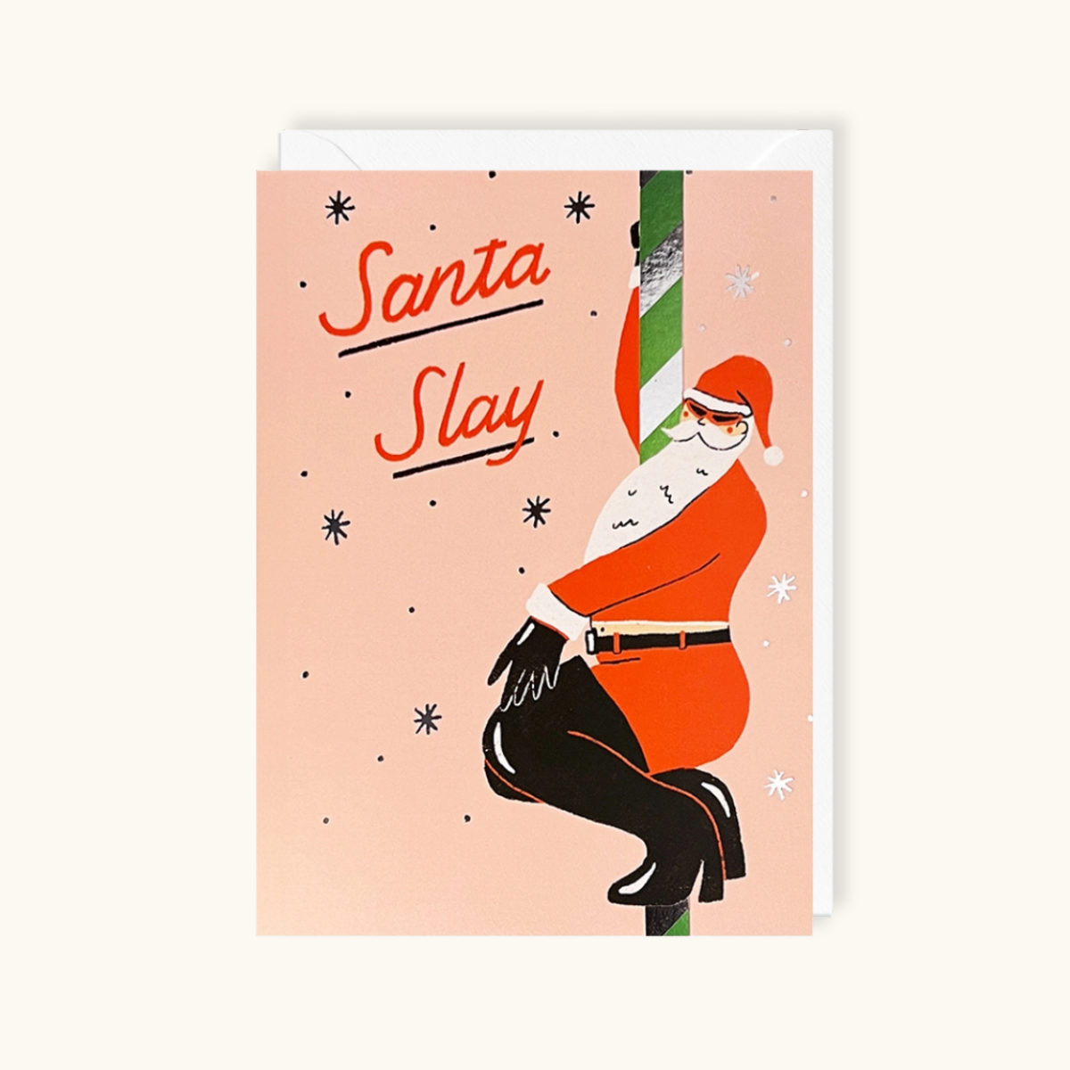 Slay Santa Christmas Card