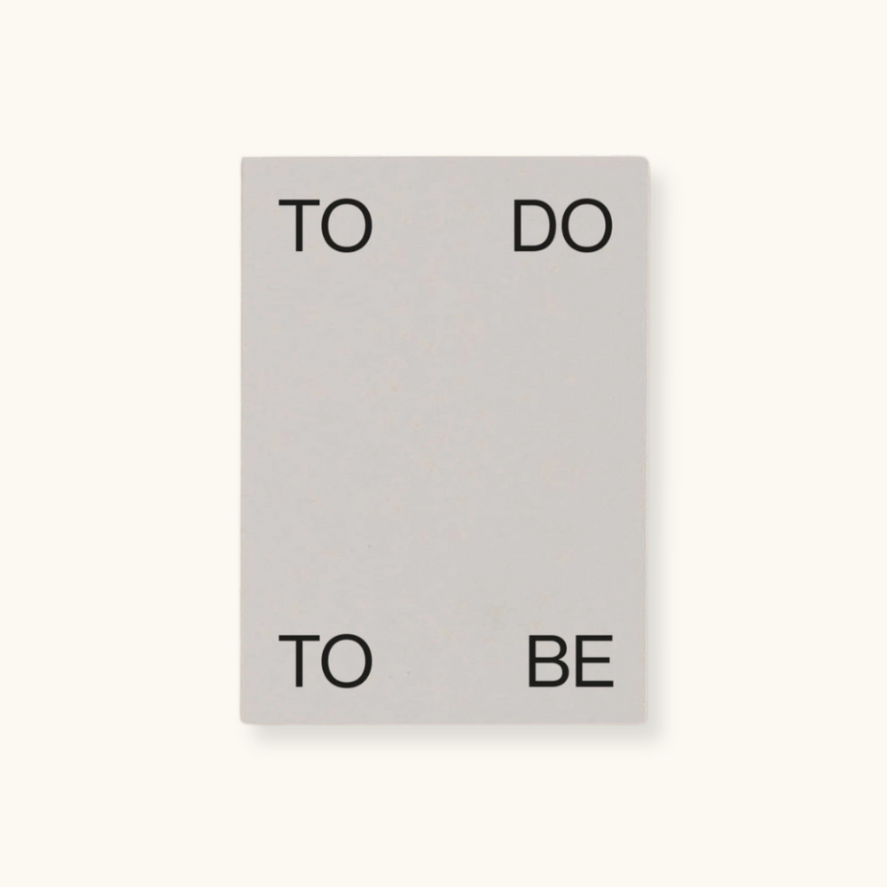 To Do- To Be ~ Weekly Undated planner