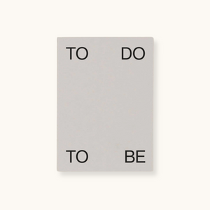To Do- To Be ~ Weekly Undated planner