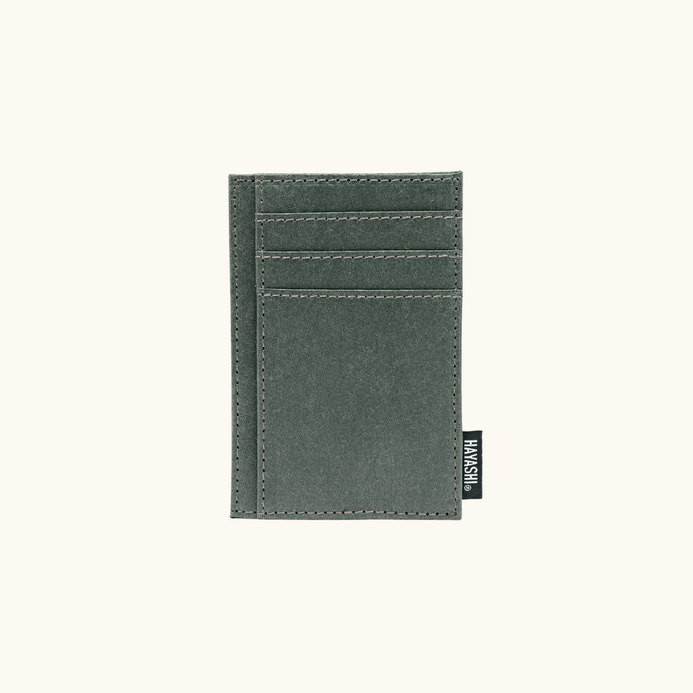 Vegan Leather Paper Card Case - Bottle