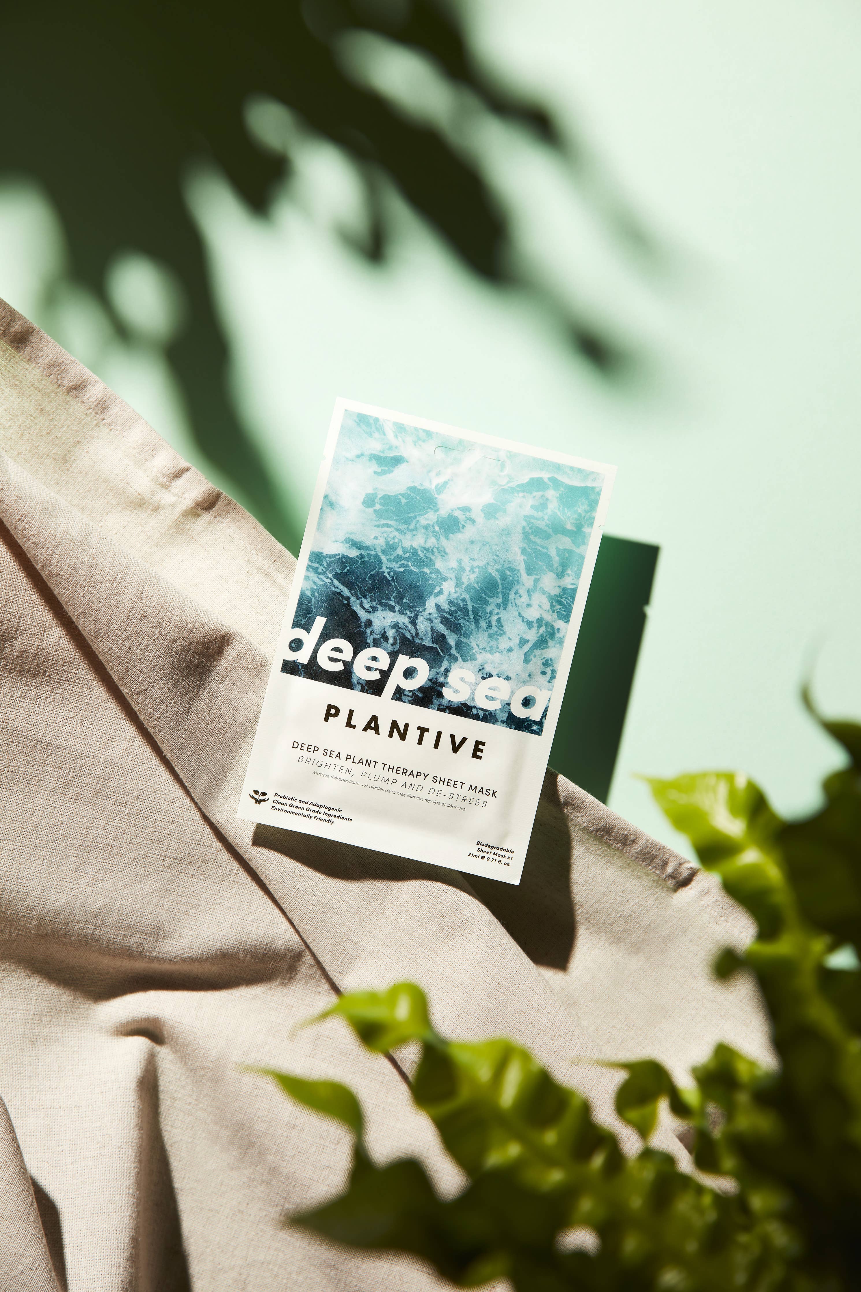 PLANTIVE Deep Sea Plant Therapy Face Sheet Mask