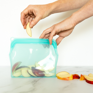 Reusable Silicone Multipack Food Bags - Set of 3 Freezer Bags