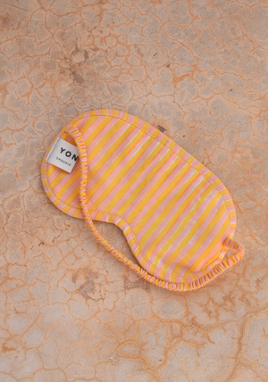 Organic Cotton Eye Mask - Custard