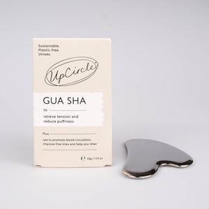 UpCircle Beauty UK - Eco-Friendly Gua Sha - Zero Waste Metal Facial Massage Tool