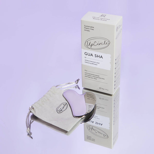 UpCircle Beauty UK - Eco-Friendly Gua Sha - Zero Waste Metal Facial Massage Tool