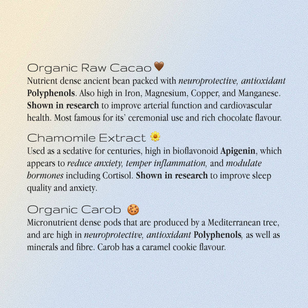 MoonBrew™ Adaptogenic Sleep Cacao | Reishi & Ashwagandha