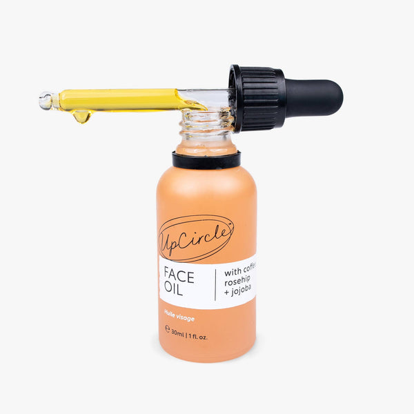UpCircle Beauty UK - Collagen Boosting Vegan Organic Coffee + Rosehip Face Oil: Refill