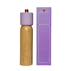 Salt/Pepper Grinder - Lilac & Red