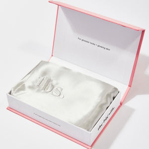 The Big Silk - Mulberry Silk Pillowcase ~ Silver