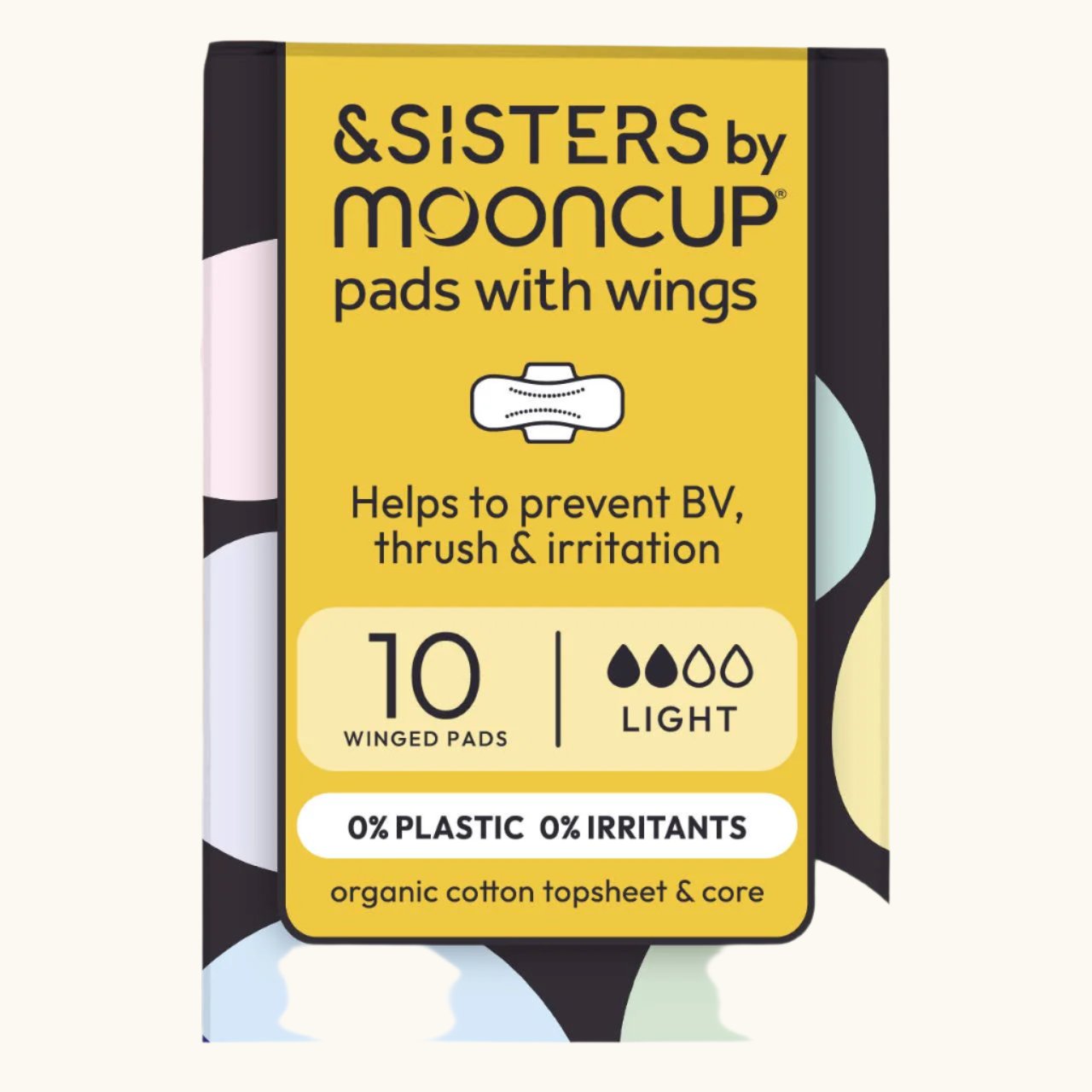 &SISTERS Organic Period Pads - Light (10 pack)