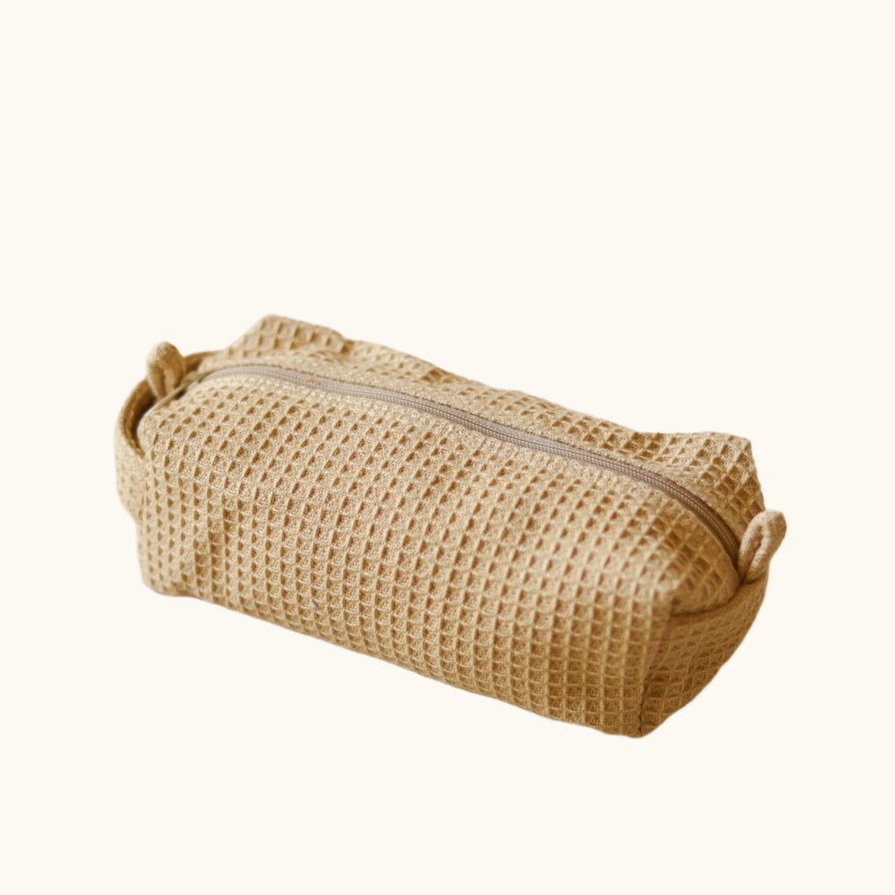 Organic Lifestyle Toast Waffle Accessory Pouch Small