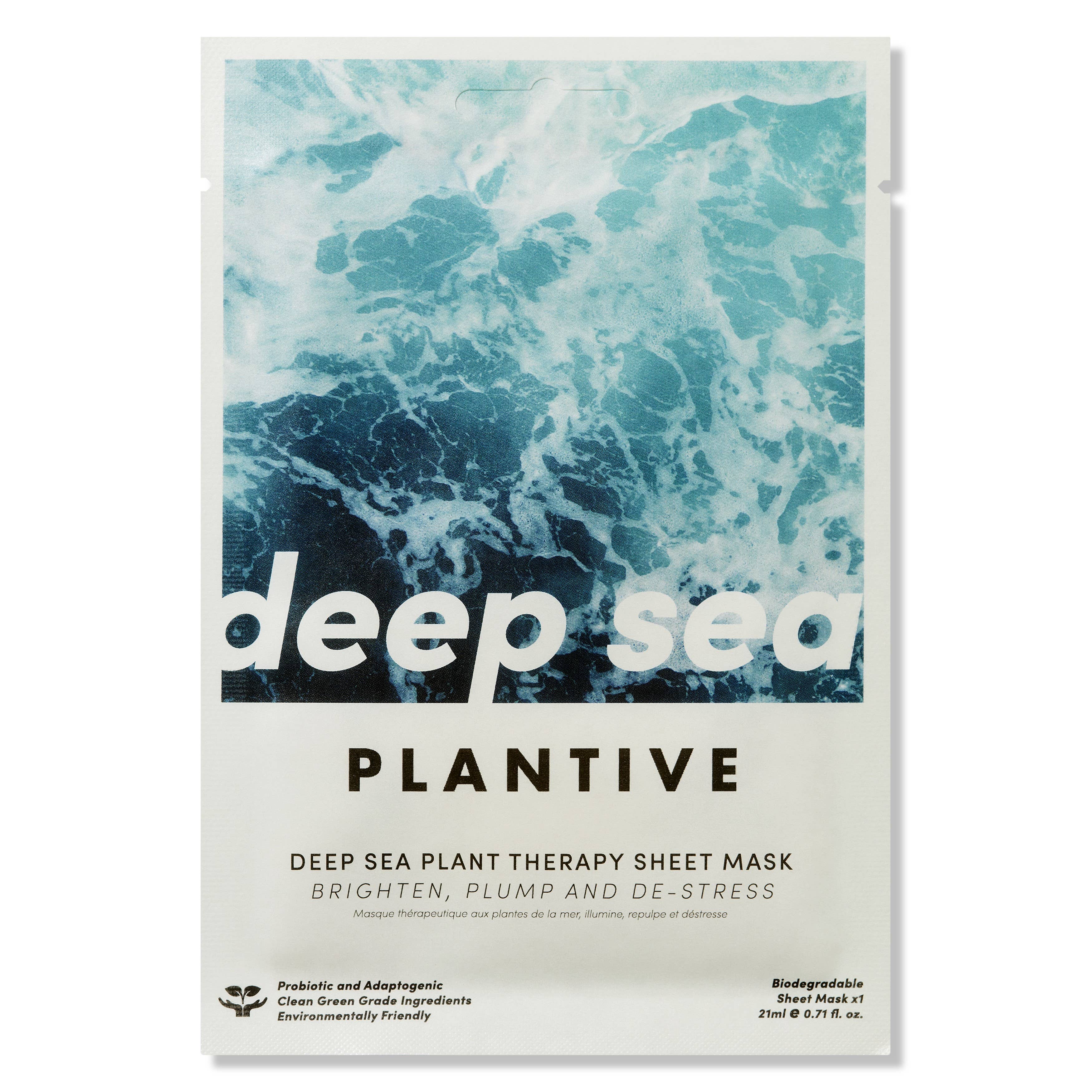 PLANTIVE Deep Sea Plant Therapy Face Sheet Mask