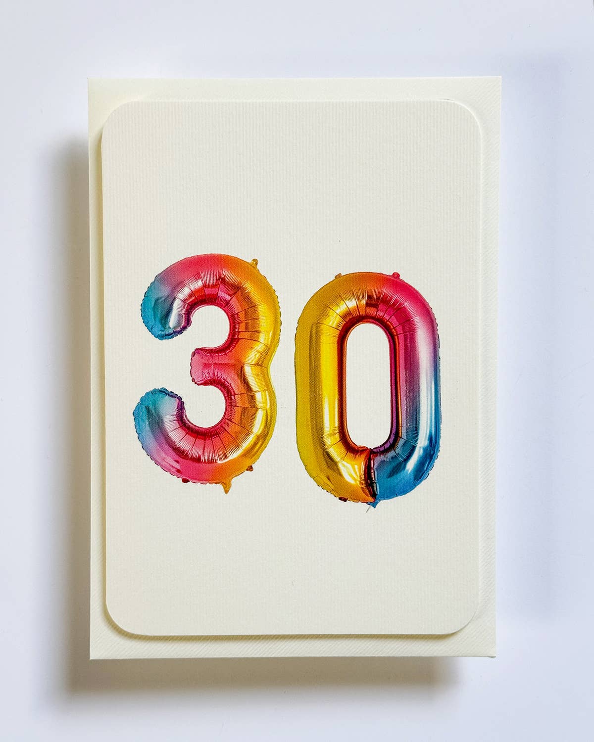 30th Birthday Card ~ Foil Balloon