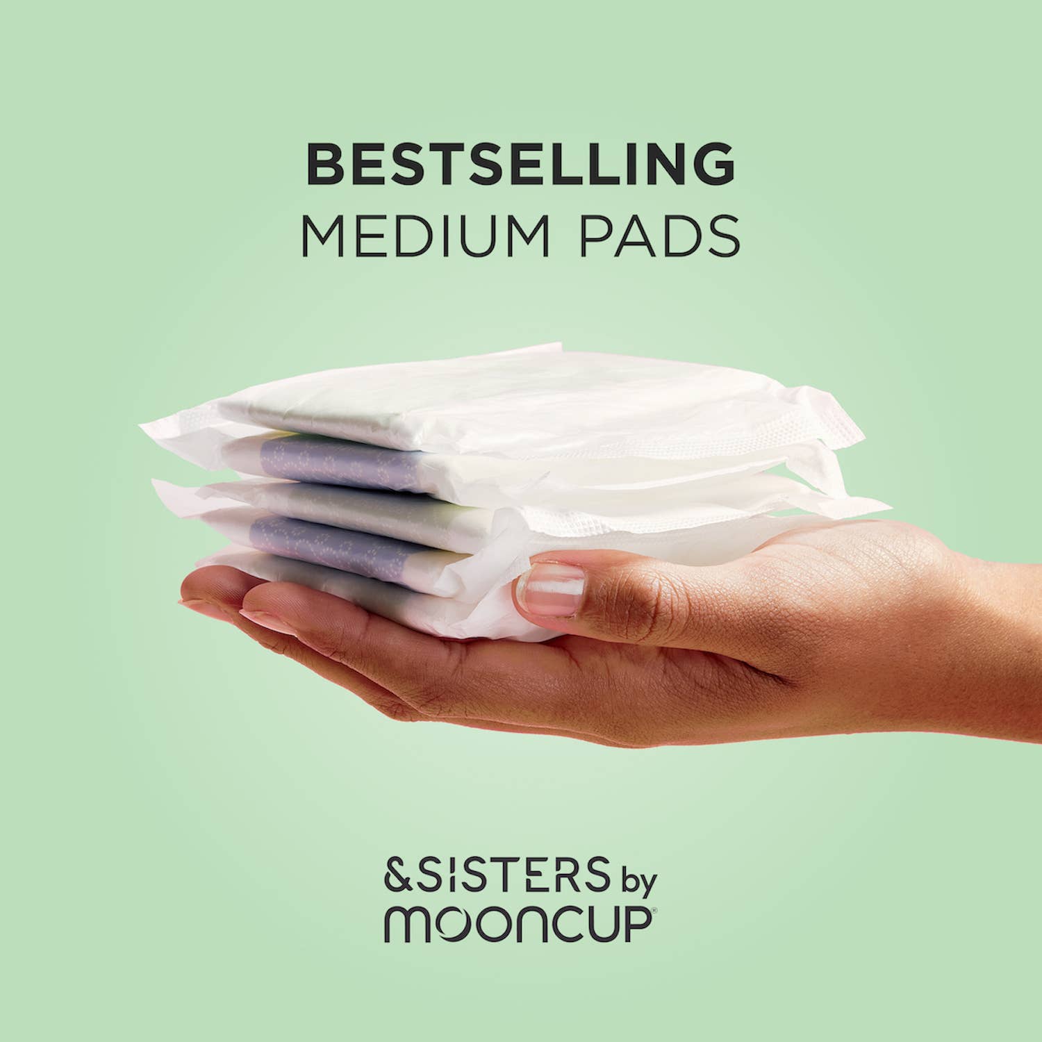 &SISTERS Organic Period Pads - Medium (10 pack)