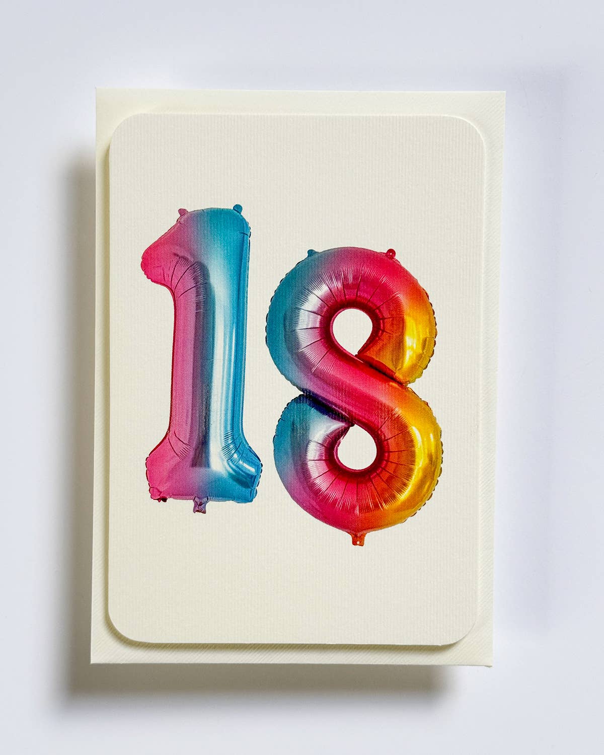 18th Birthday Card ~ Foil Balloon