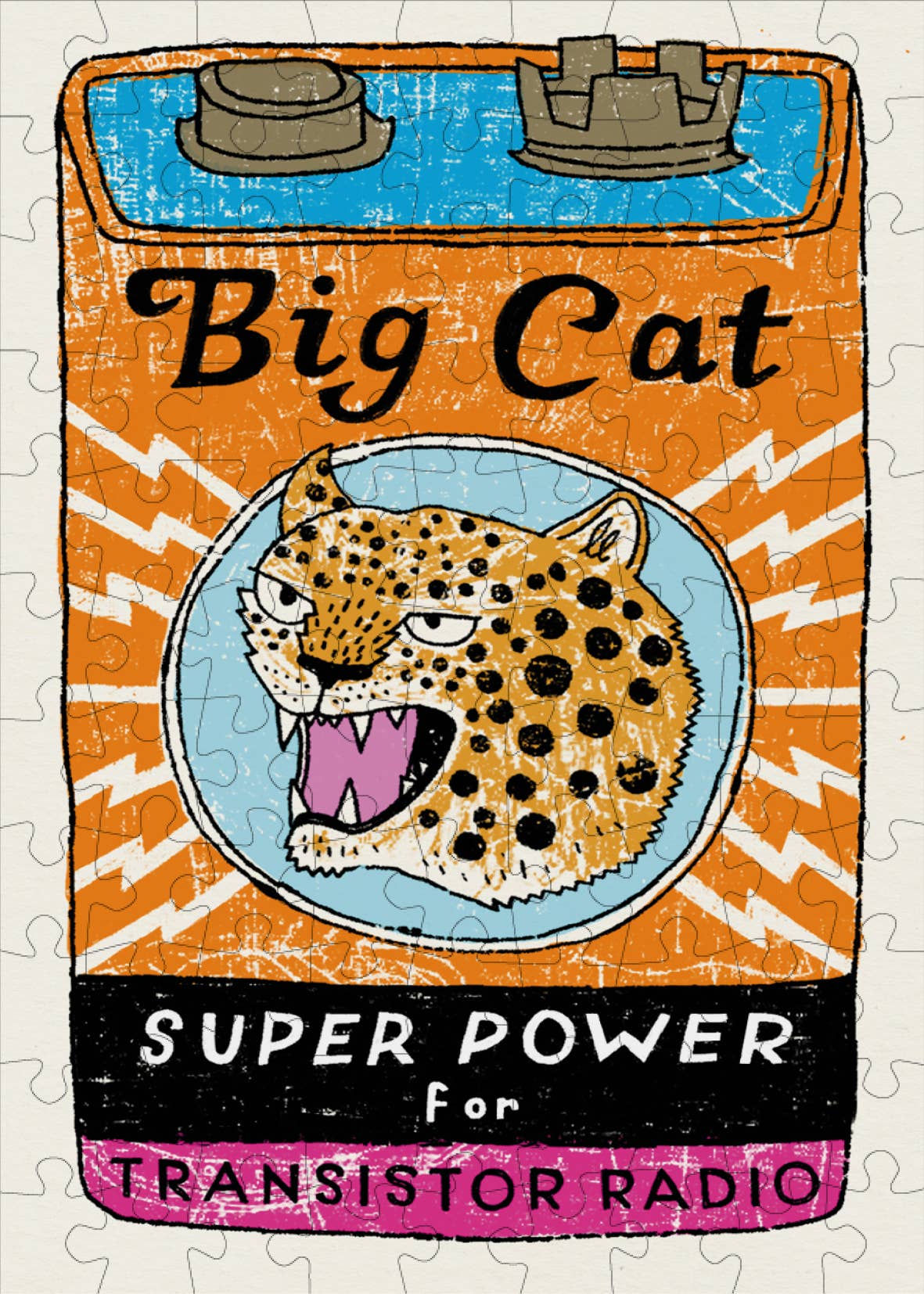 Big Cat Power - 99 Piece Mini Cat Jigsaw Puzzle