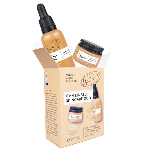 UpCircle Beauty Vegan Wellbeing Gift - Caffeinated Skincare Duo
