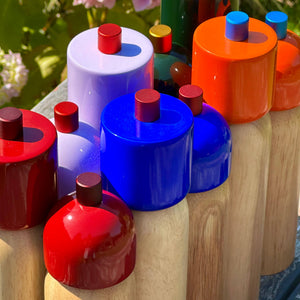 Salt/Pepper Grinder ~ Royal Blue & Red