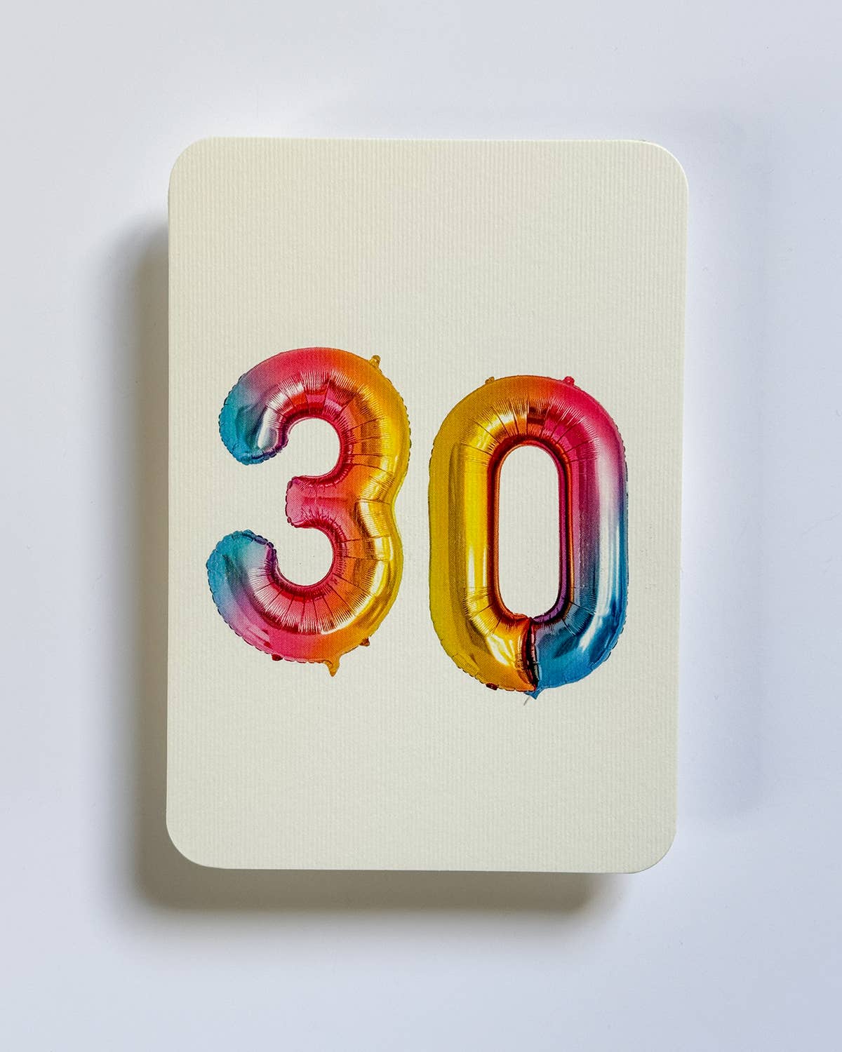 30th Birthday Card ~ Foil Balloon