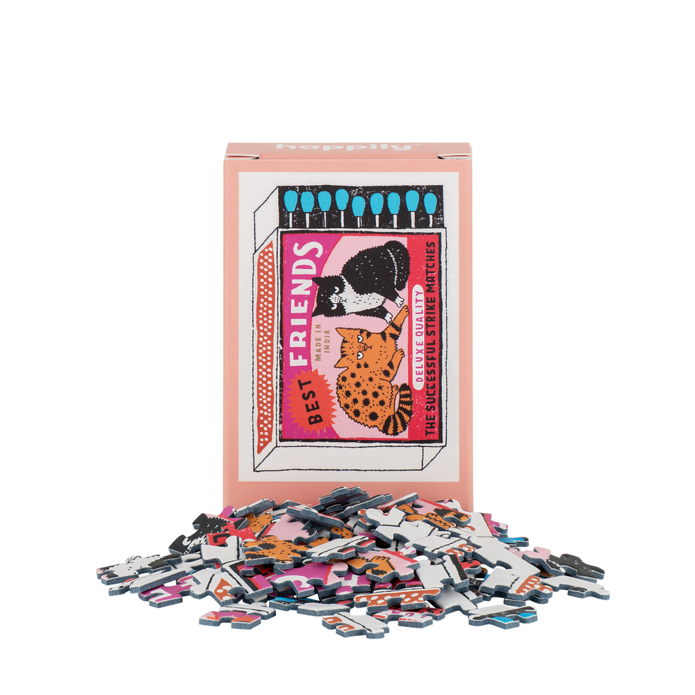 Matchbox Cats - 99 Piece Mini Jigsaw Puzzle