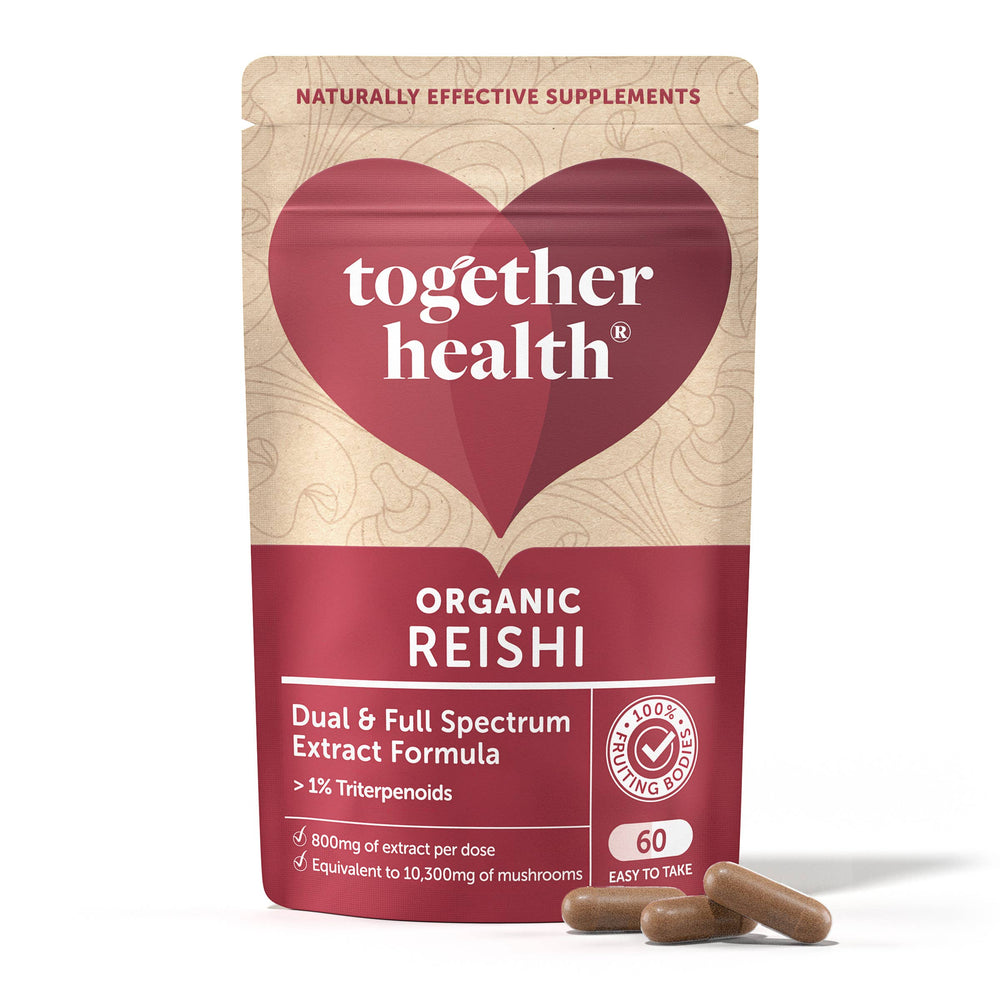 Together Health - Reishi Mushroom 10,300mg - High Strength – 60 Capsules