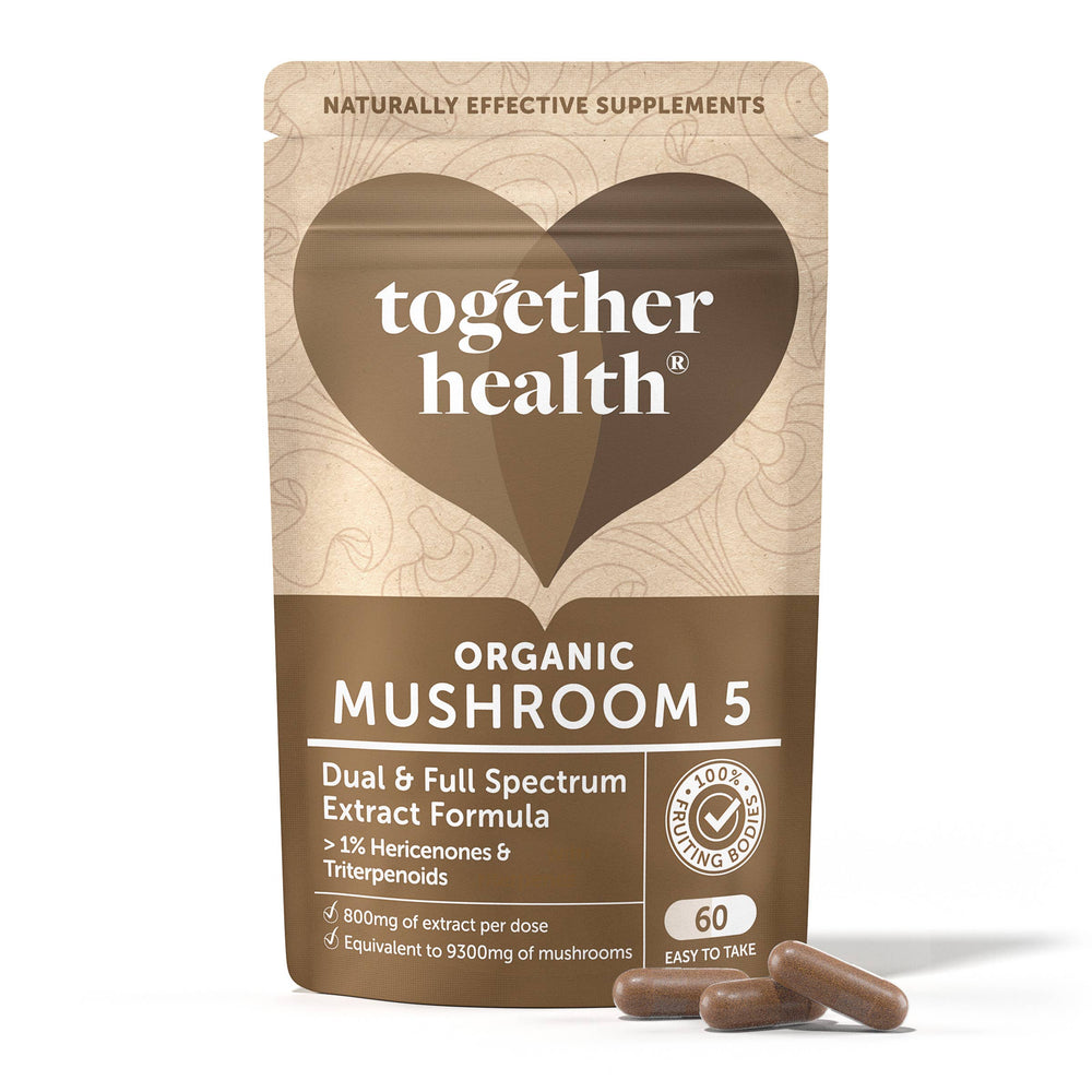 Together Health - Mushroom 5 Blend – 9300mg – High Strength – 60 Capsules