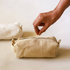 Organic Lifestyle Toast Waffle Accessory Pouch Small