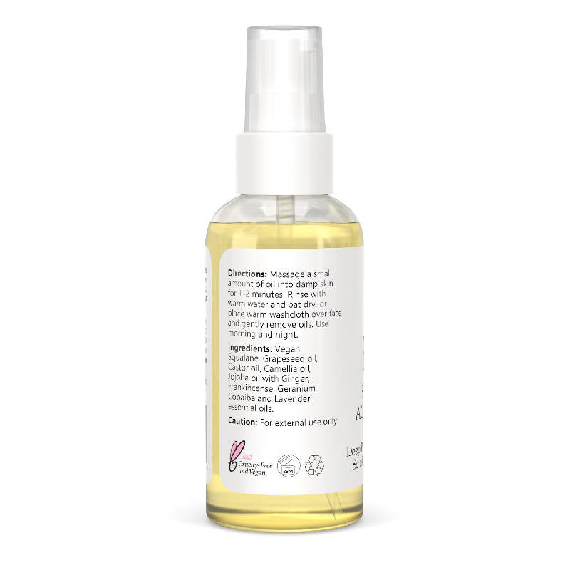 Clearly FACE, Facial Oil Cleanser and Makeup Remover for Oily Skin