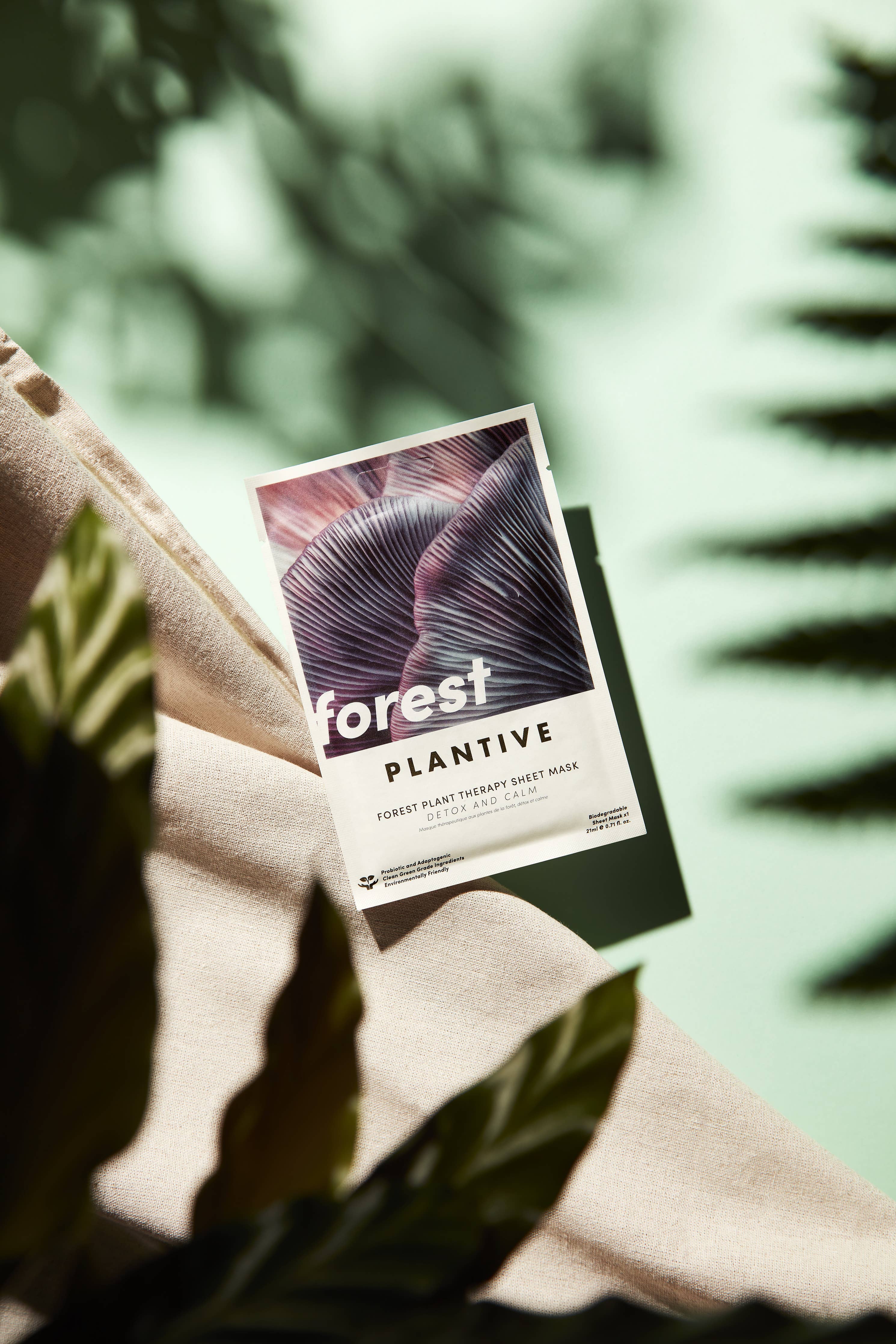 PLANTIVE Forest Plant Therapy Biodegradable Face Sheet Mask