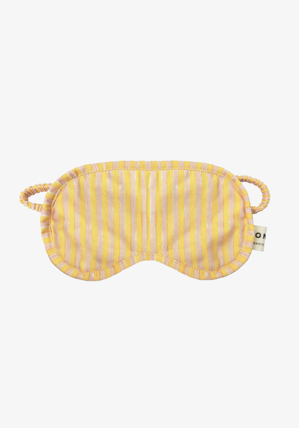 Organic Cotton Eye Mask - Custard