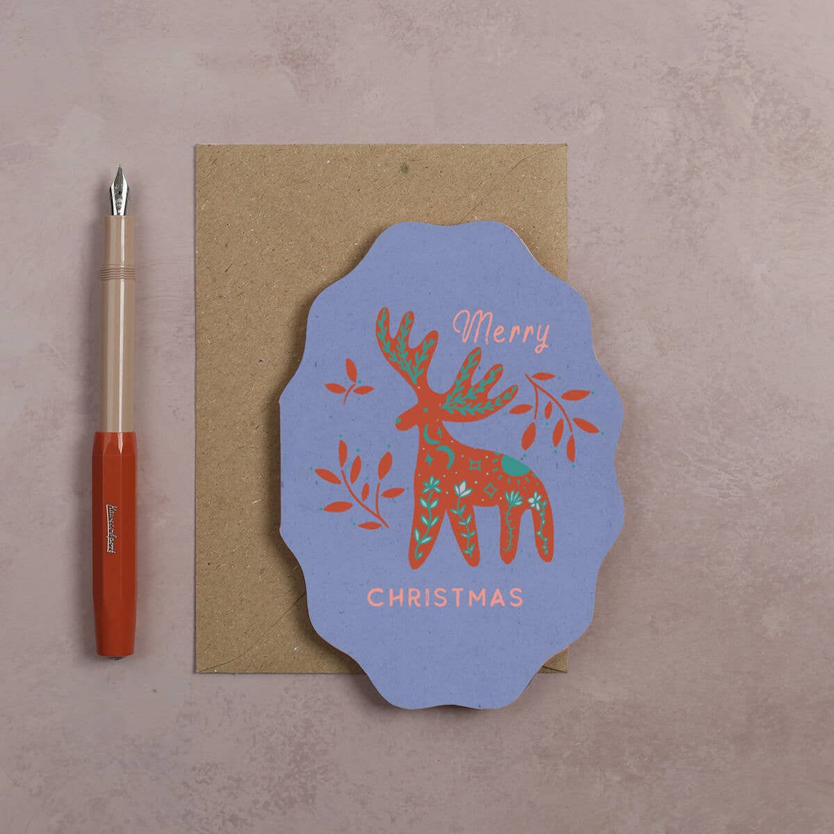 Cookie Cutter Folksy Christmas Cards Multipack