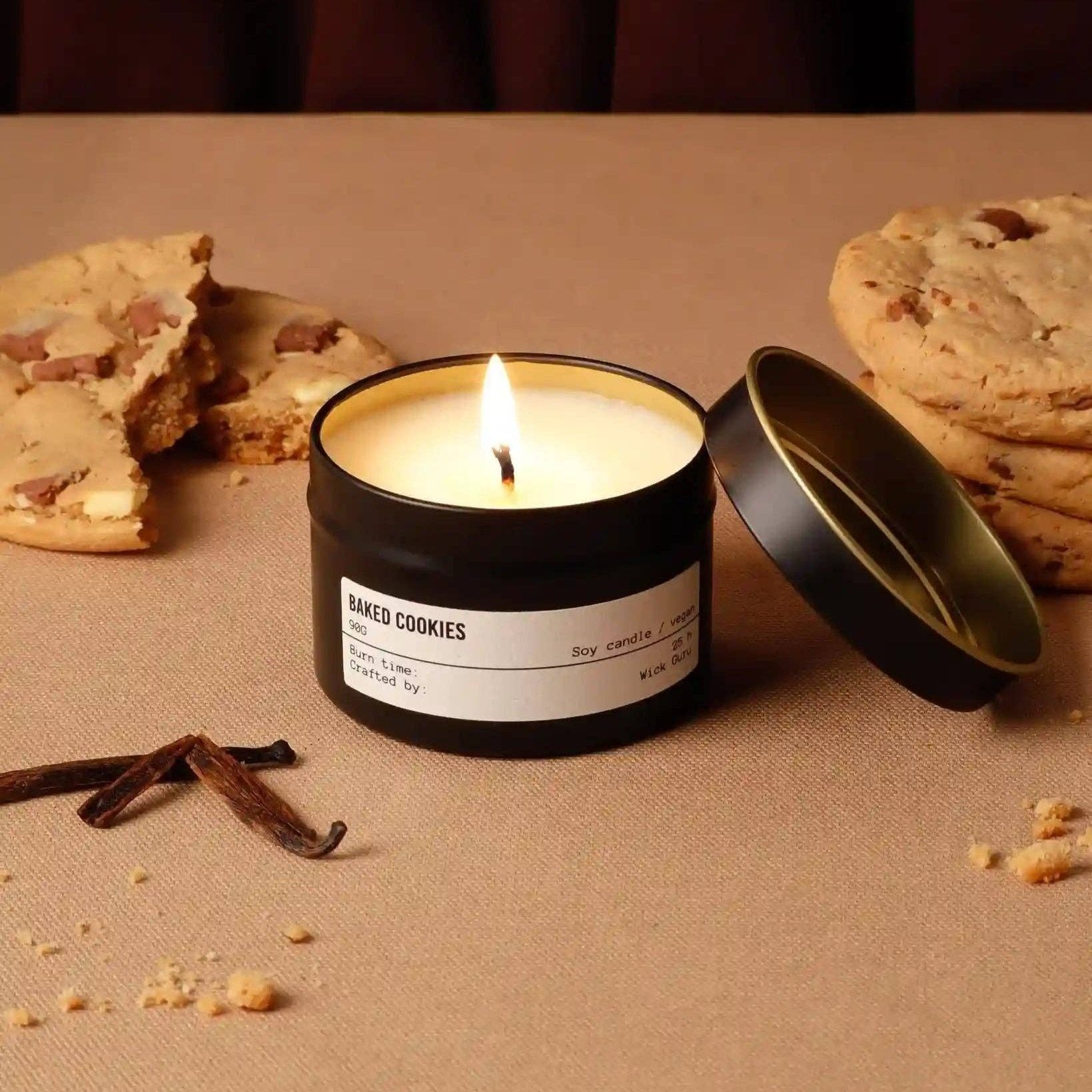 Candle in a tin ~ Baked Cookies Candle