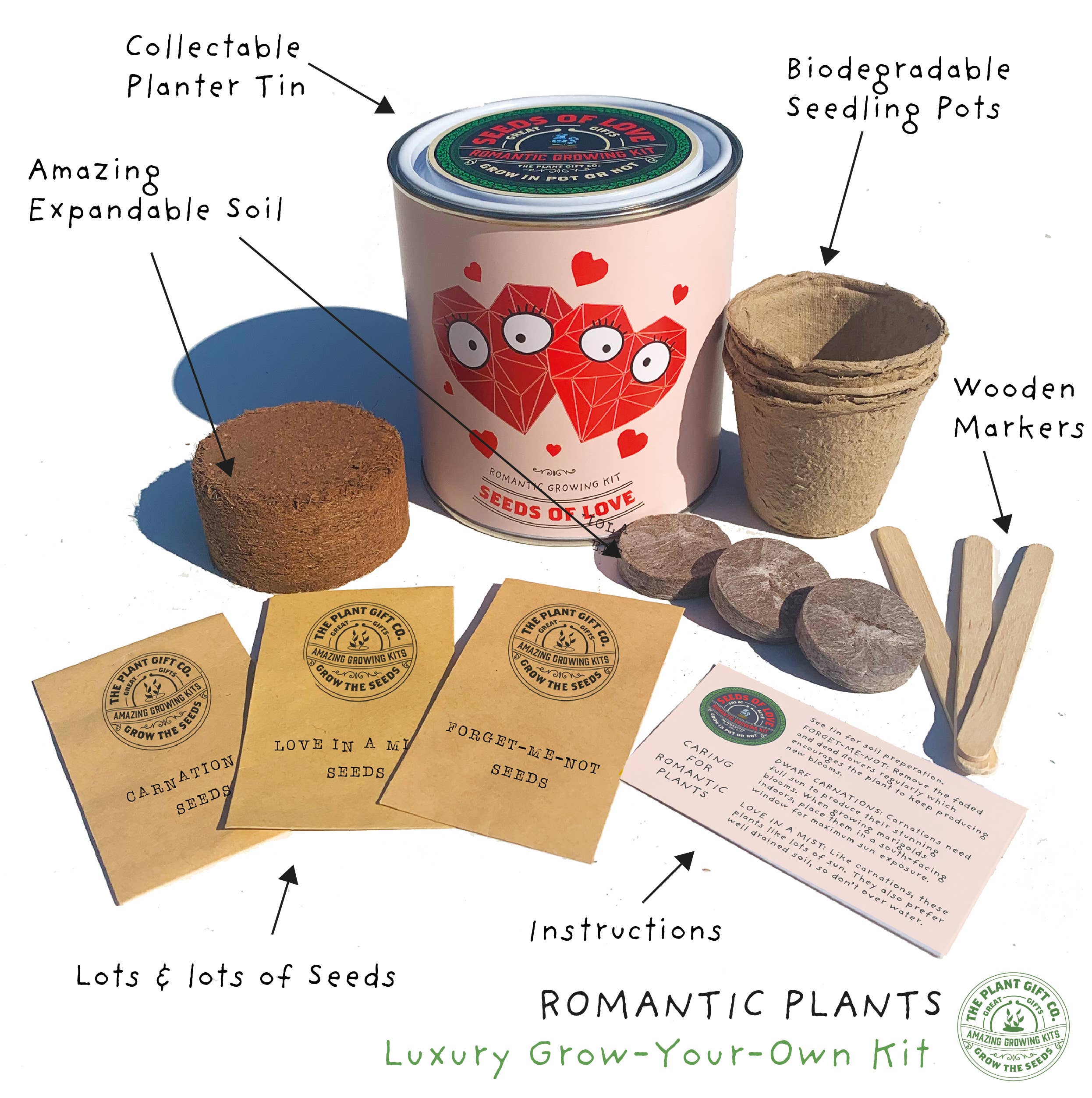 Seeds of Love - Grow Your Own Romantic Flowers