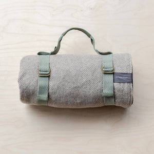 Recycled Picnic Carrier Straps ~ Olive