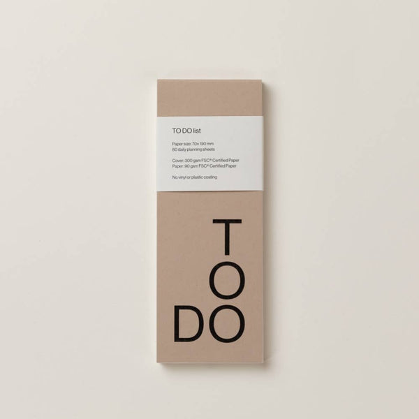 Daily To Do List - Taupe