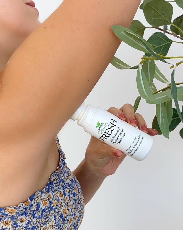 Clearly FRESH, Natural Magnesium Deodorant (Geranium Sage) - Pack of 2