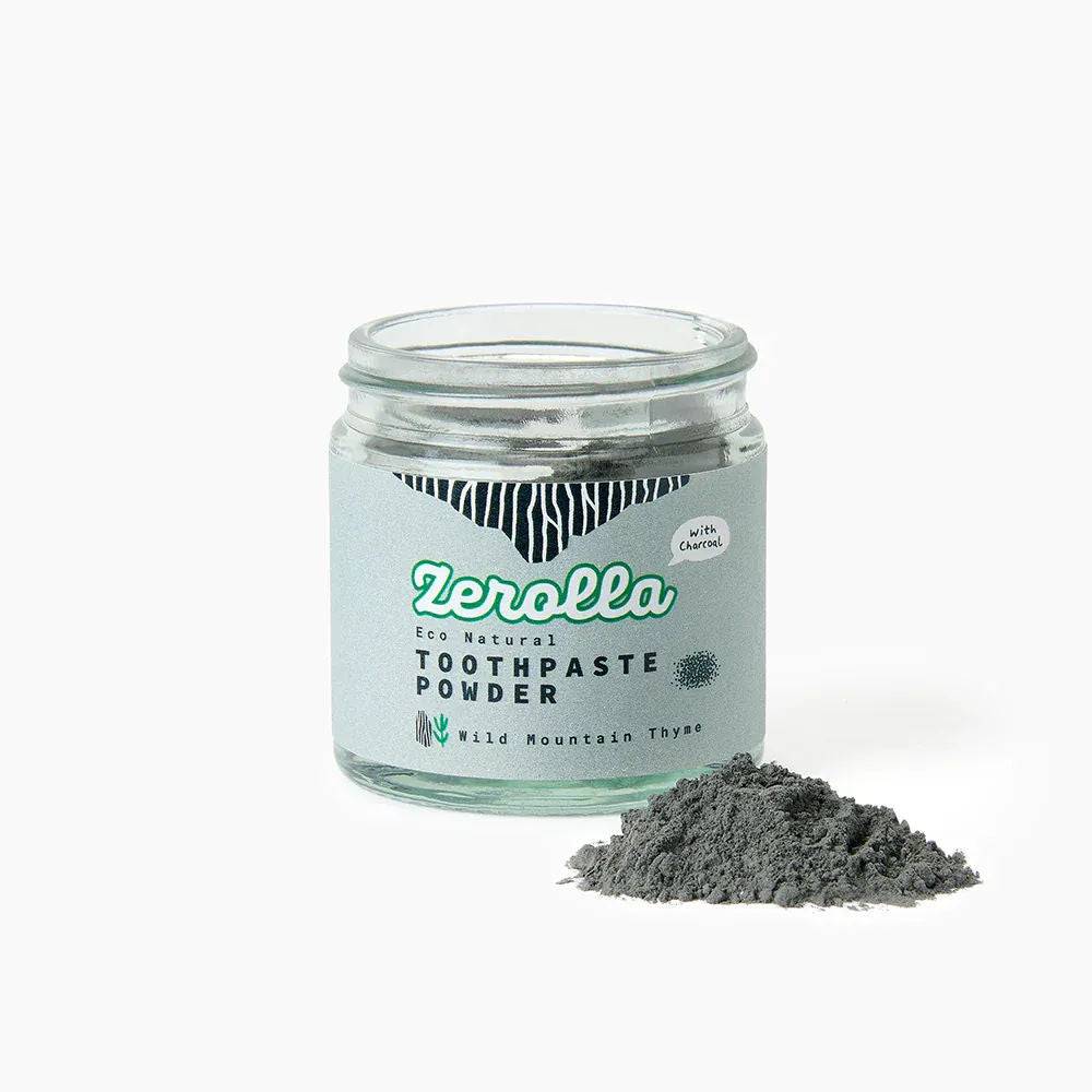 Eco Natural Toothpaste Powder 60ml - Wild Charcoal