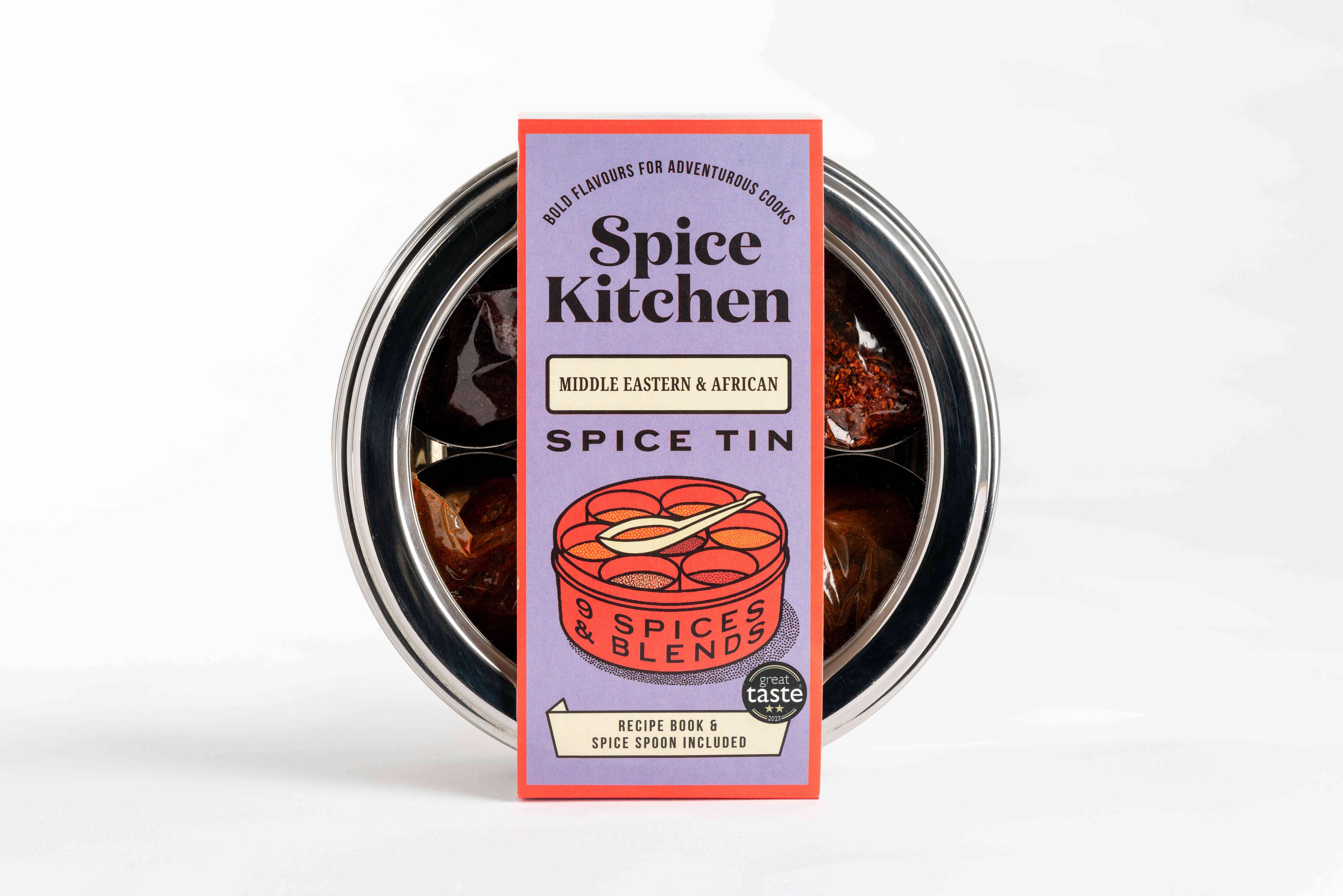 Spice Kitchen - Middle Eastern & African Spice Tin with 9 Spices