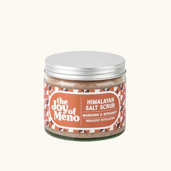 HIMALAYAN SALT SCRUB MANDARIN & BERGAMOT | Rejuvenate Menopause Skin