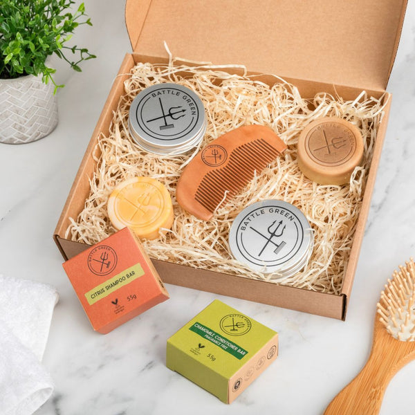 Plastic Free Shampoo & Conditioner Bar Set