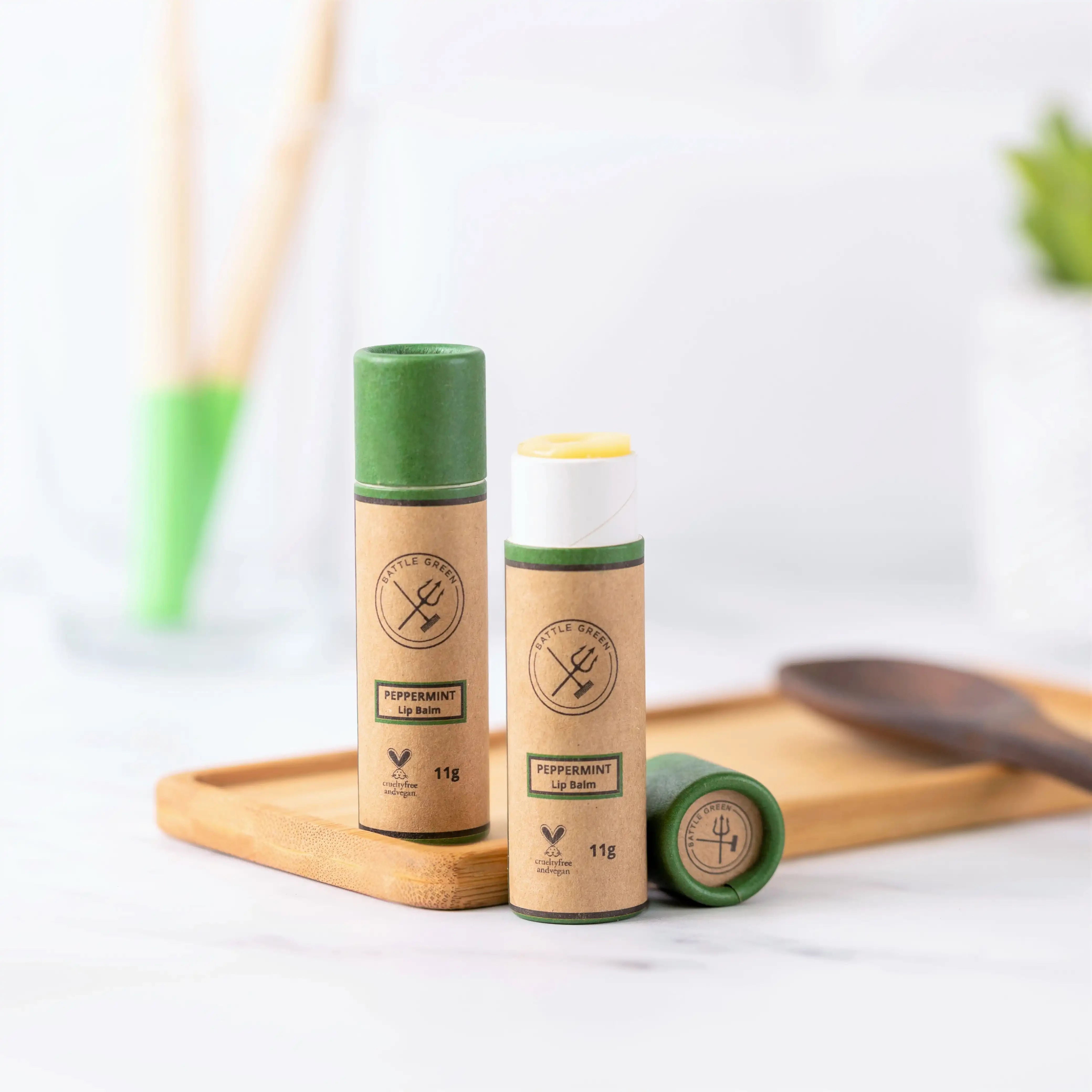 Natural Vegan Lip Balm - 11g Paper Tube