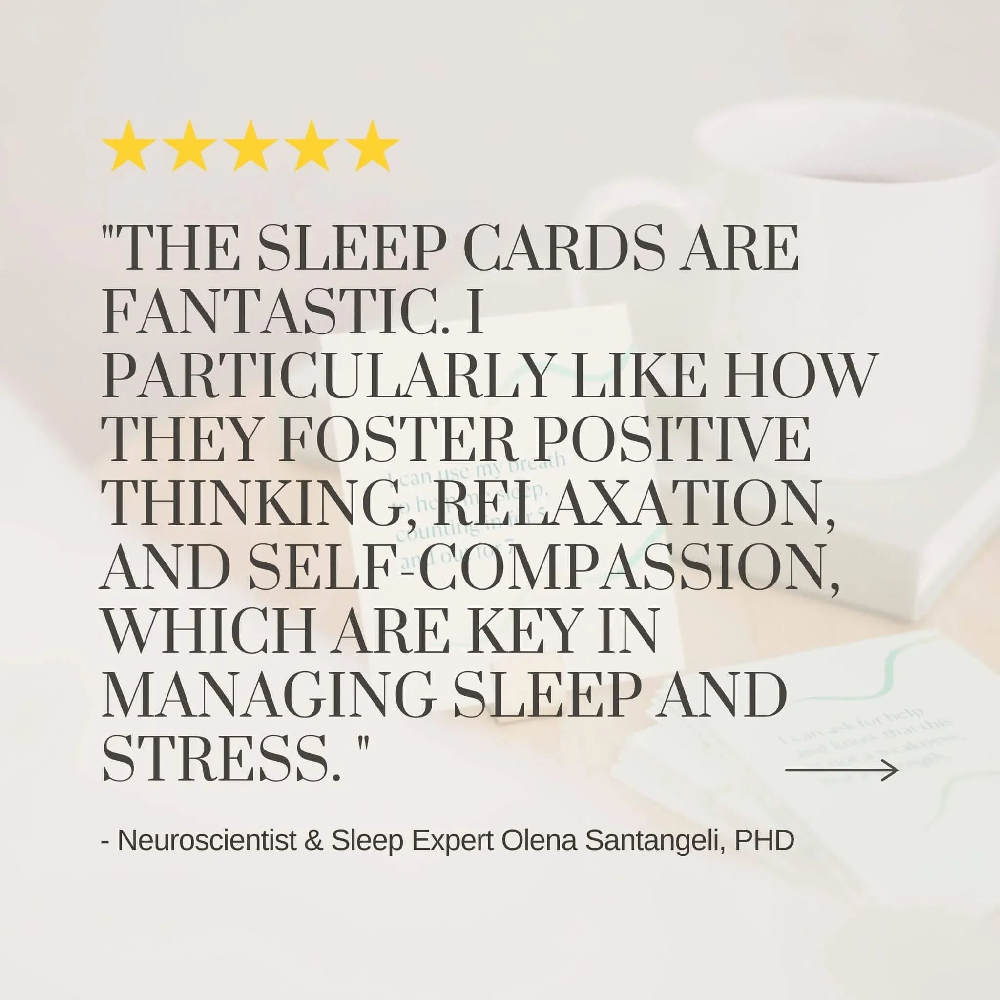 Sleep Affirmation Cards