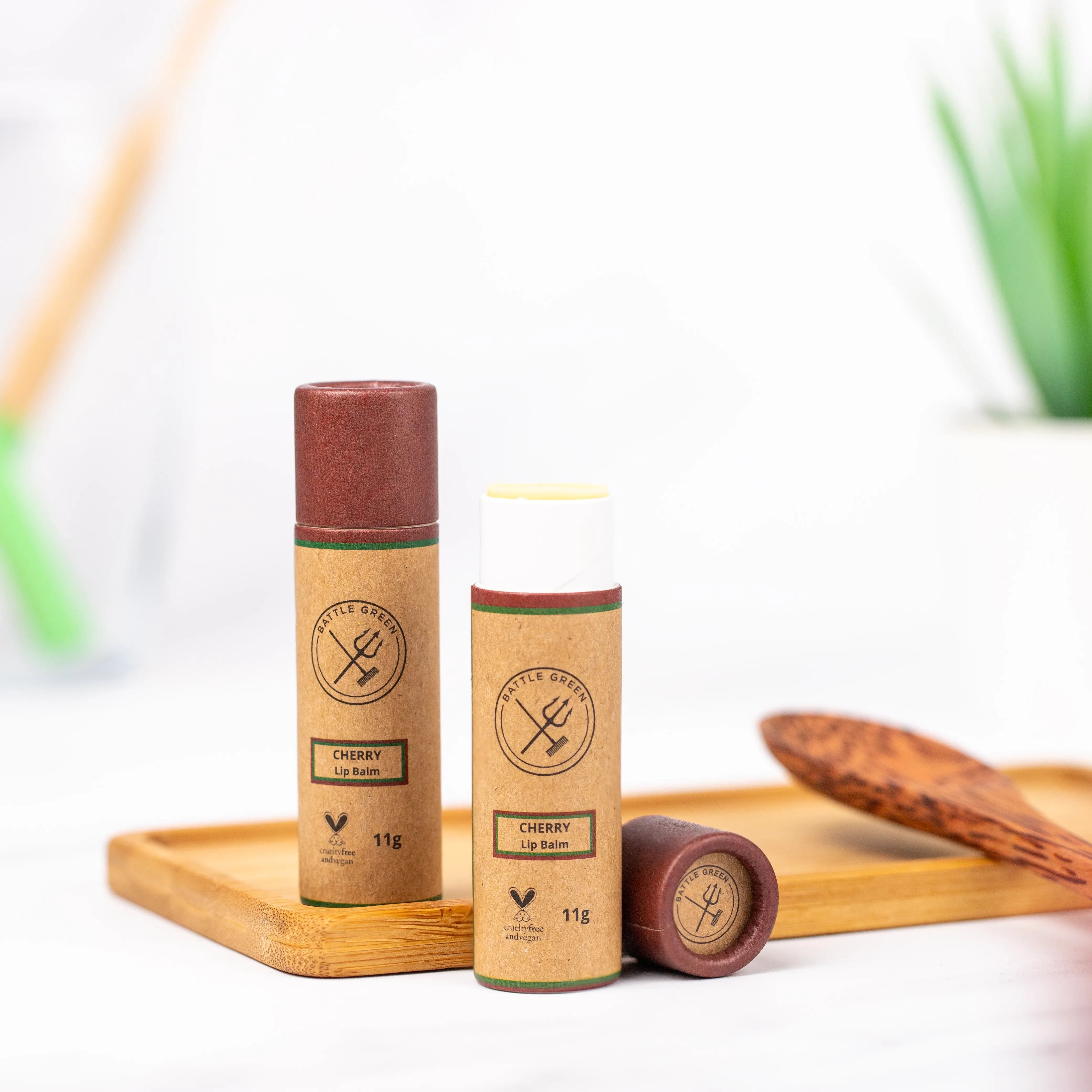 Natural Vegan Lip Balm - 11g Paper Tube
