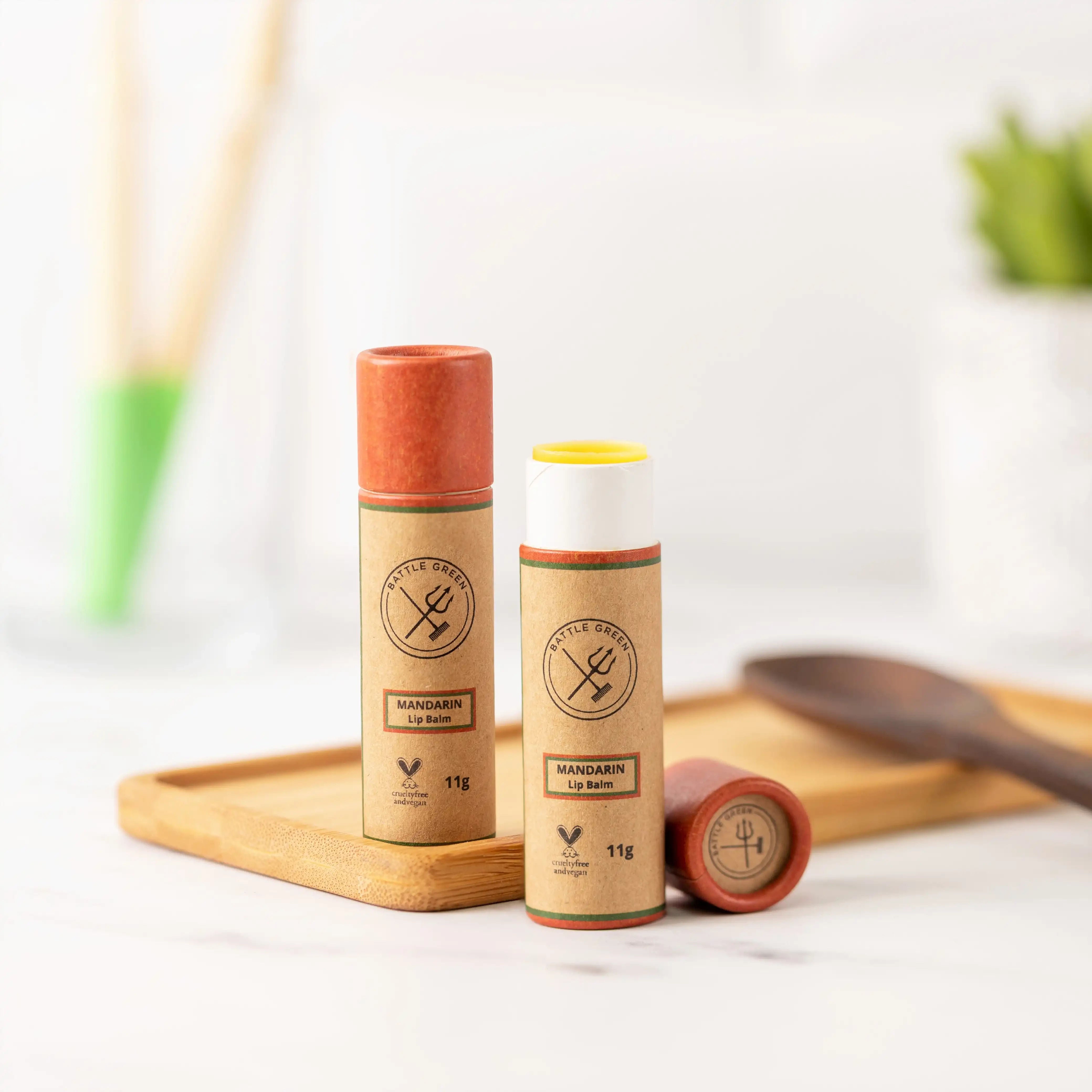 Natural Vegan Lip Balm - 11g Paper Tube