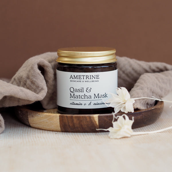 Qasil & Matcha Mask