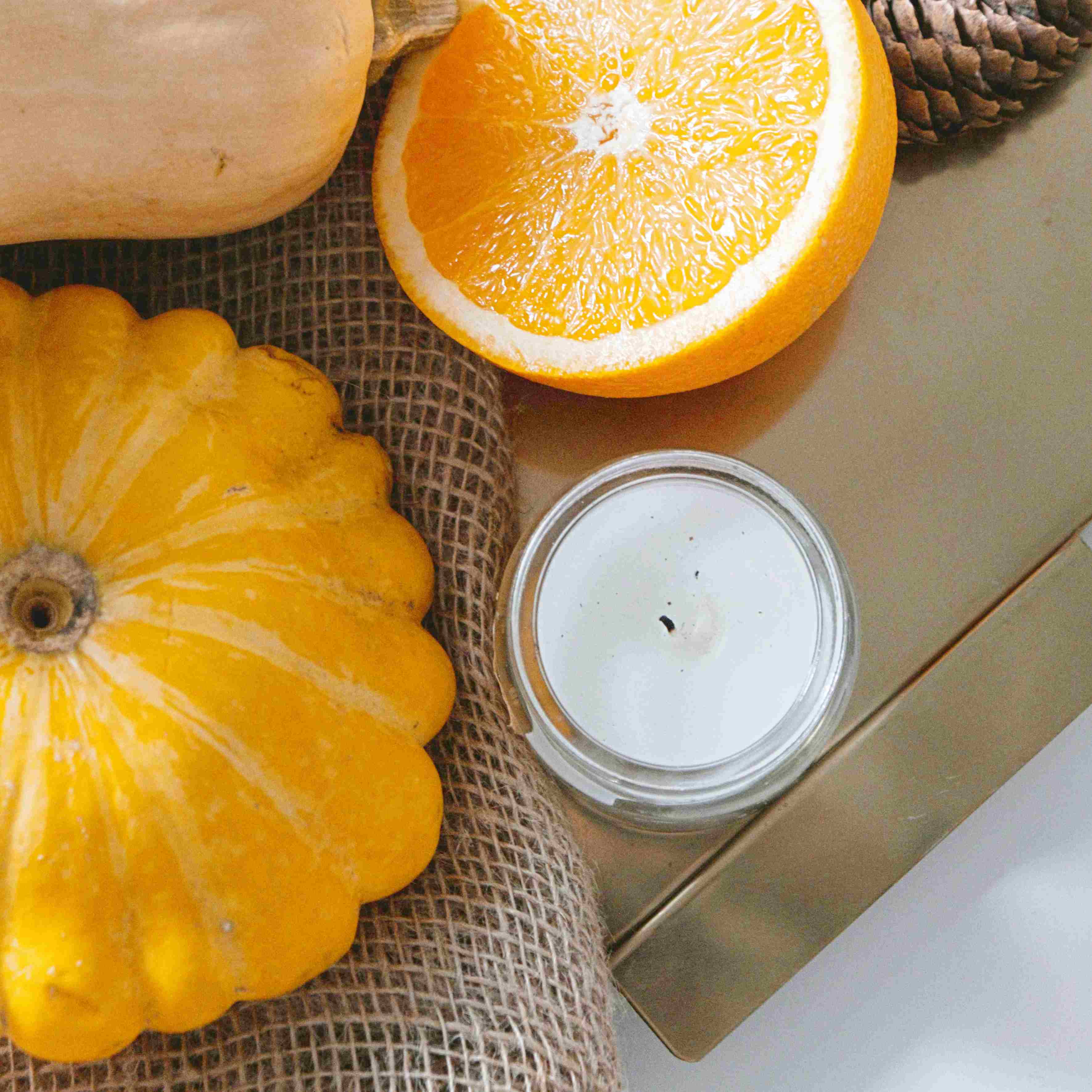 Gratitude - Amber Sweet Orange Scented Soy Candle