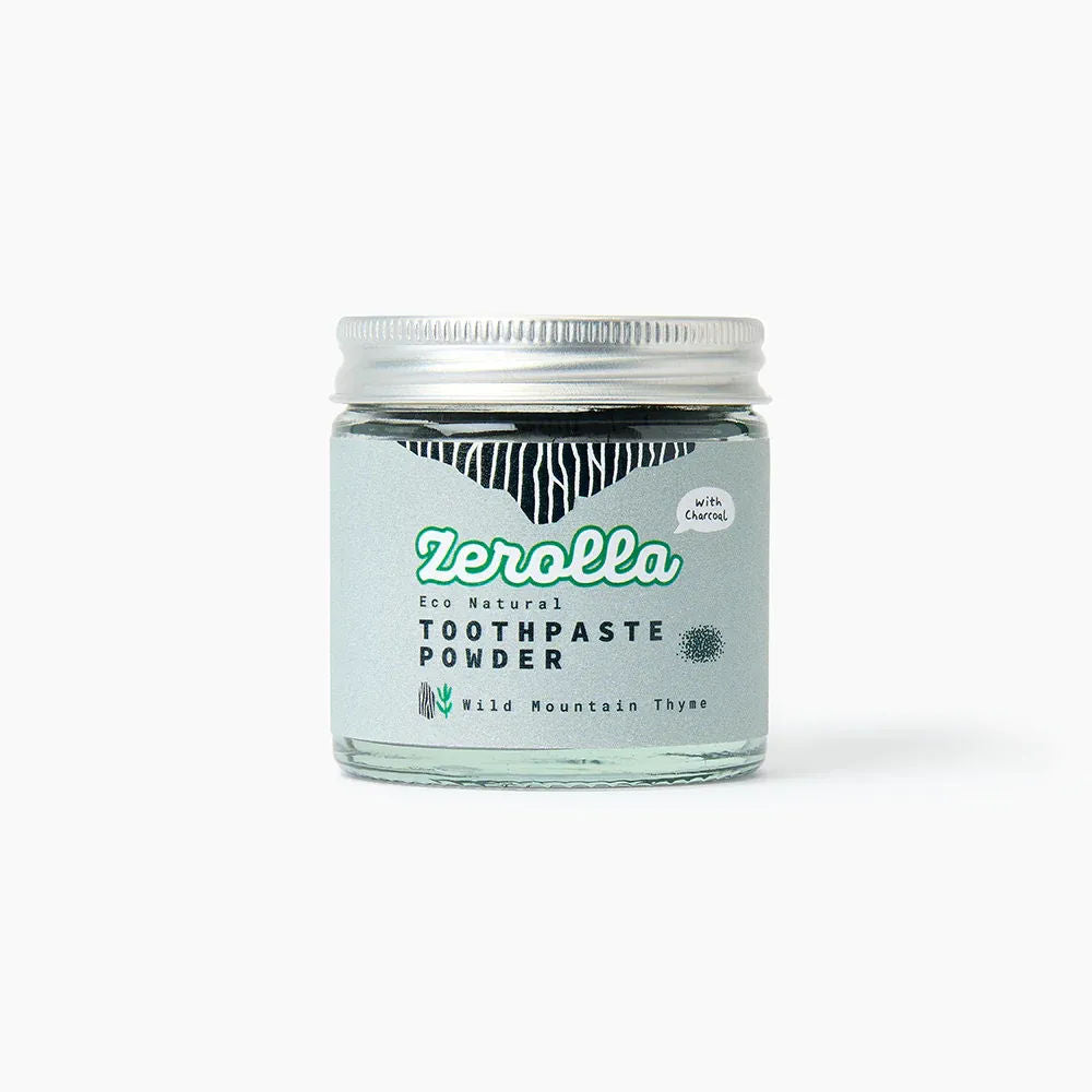 Eco Natural Toothpaste Powder 60ml - Wild Charcoal