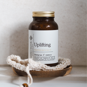 Uplifting Foaming Bath Salts - Lemongrass and Sandalwood